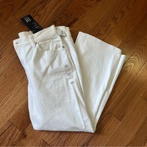GAP Women's White Ankle Cropped Jeans